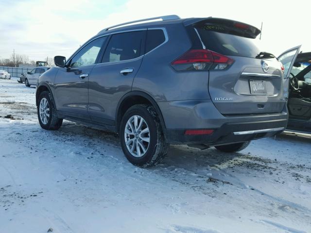 KNMAT2MV3HP541494 - 2017 NISSAN ROGUE S GRAY photo 3