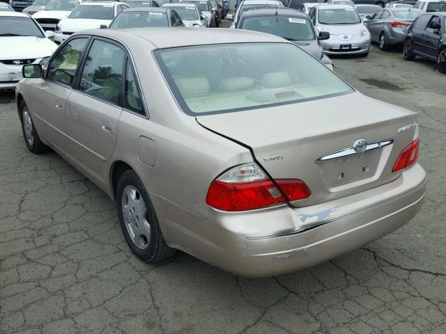 4T1BF28B23U323726 - 2003 TOYOTA AVALON XL GOLD photo 3