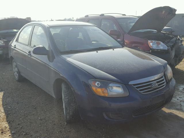 KNAFE221595613144 - 2009 KIA SPECTRA EX BLUE photo 1