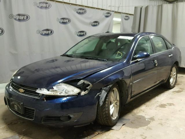 2G1WU583089174381 - 2008 CHEVROLET IMPALA LTZ BLUE photo 2