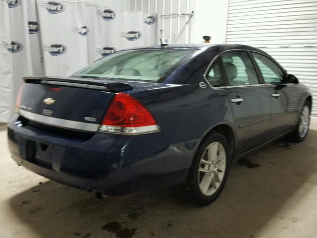 2G1WU583089174381 - 2008 CHEVROLET IMPALA LTZ BLUE photo 4