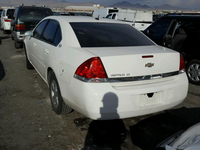 2G1WT58K569201243 - 2006 CHEVROLET IMPALA LT WHITE photo 3