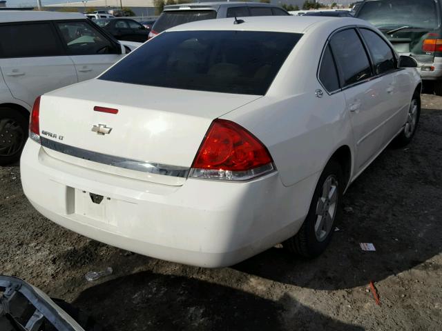 2G1WT58K569201243 - 2006 CHEVROLET IMPALA LT WHITE photo 4