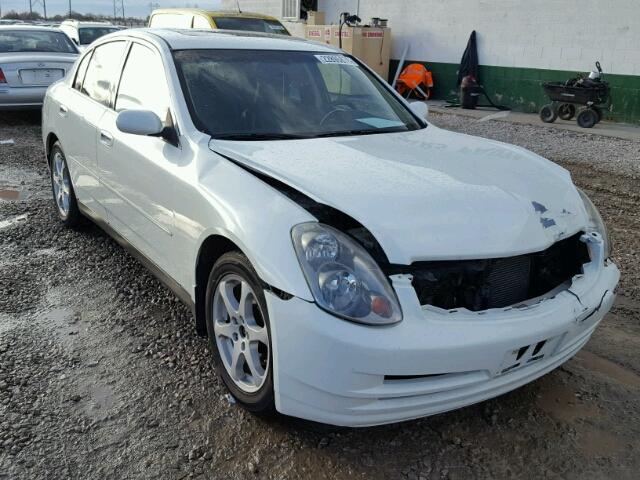 JNKCV51F14M704896 - 2004 INFINITI G35 WHITE photo 1