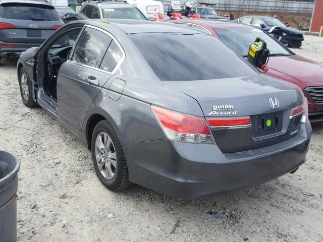 1HGCP2F67CA112388 - 2012 HONDA ACCORD SE GRAY photo 3