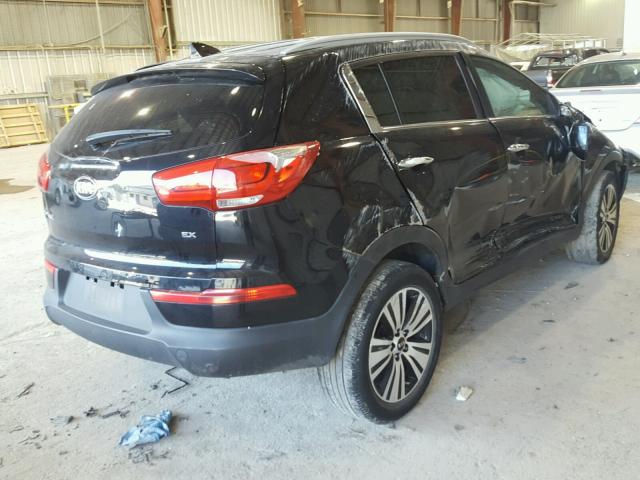 KNDPC3ACXF7721264 - 2015 KIA SPORTAGE E BLACK photo 4