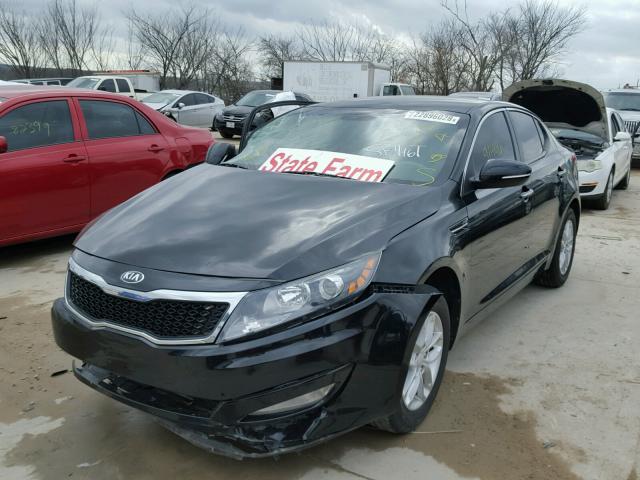 5XXGM4A75DG250764 - 2013 KIA OPTIMA LX BLACK photo 2