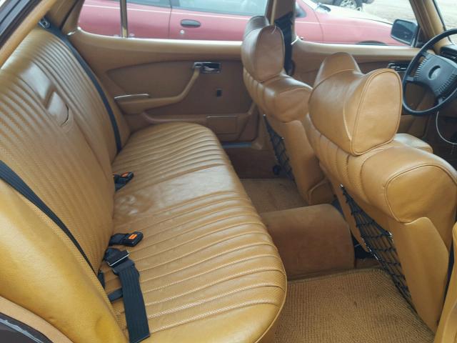 11603312015547 - 1974 MERCEDES-BENZ 450SEL BROWN photo 6