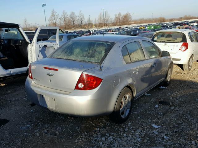 1G1AK55F067878092 - 2006 CHEVROLET COBALT LS GRAY photo 4