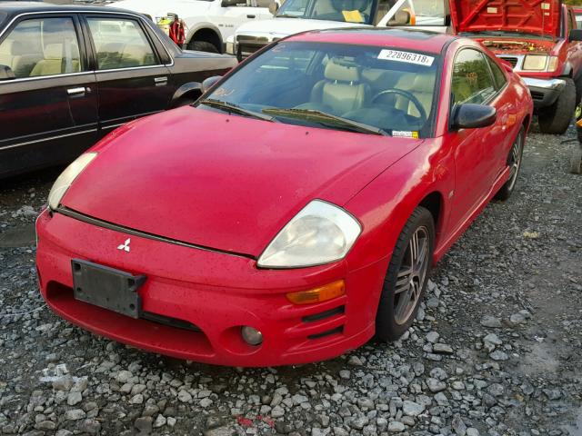 4A3AC74HX3E147967 - 2003 MITSUBISHI ECLIPSE GT RED photo 2