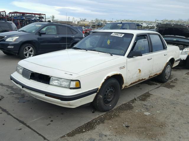 1G3AL54N6N6338117 - 1992 OLDSMOBILE CUTLASS CI WHITE photo 2