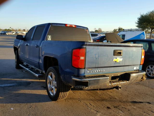 3GCPCREC1HG106042 - 2017 CHEVROLET SILVERADO BLUE photo 3