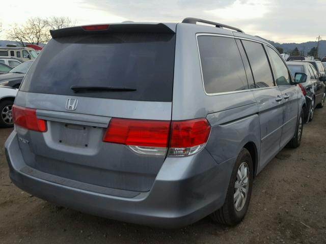 5FNRL3H77AB099162 - 2010 HONDA ODYSSEY EX SILVER photo 4