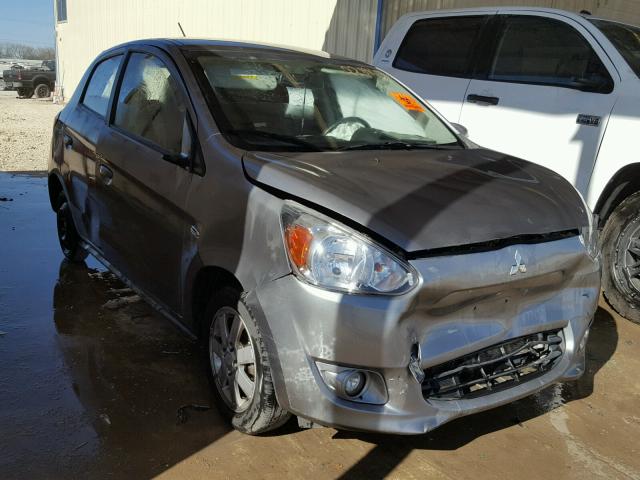 ML32A4HJ9FH042612 - 2015 MITSUBISHI MIRAGE ES GRAY photo 1