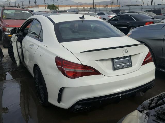 WDDSJ5CB7HN443945 - 2017 MERCEDES-BENZ CLA 45 AMG WHITE photo 3