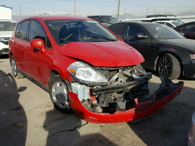 3N1BC1CP0AL421562 - 2010 NISSAN VERSA S RED photo 1