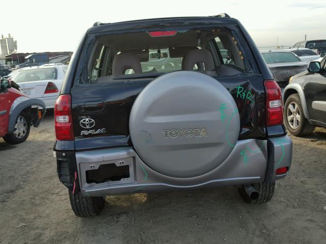 JTEGD20V240025655 - 2004 TOYOTA RAV4 BLACK photo 9