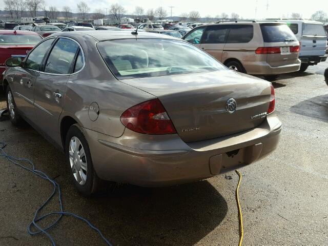 2G4WC582861269716 - 2006 BUICK LACROSSE C BROWN photo 3