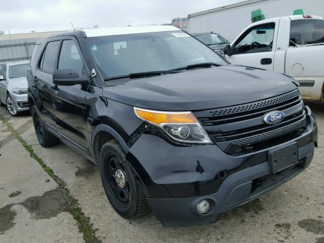 1FM5K8AR5DGC31495 - 2013 FORD EXPLORER P BLACK photo 1