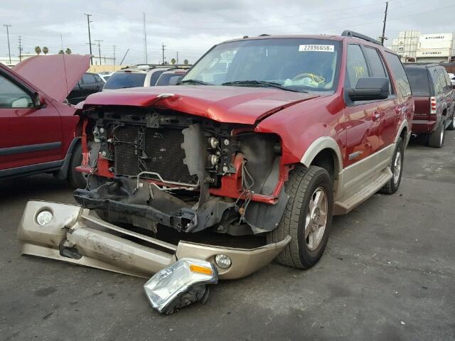 1FMFU17518LA64155 - 2008 FORD EXPEDITION RED photo 2