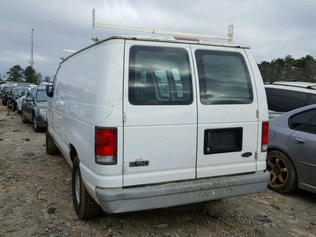 1FTRE1423YHB49431 - 2000 FORD ECONOLINE WHITE photo 3