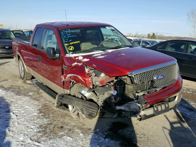 1FTPX12VX7KD43454 - 2007 FORD F150 MAROON photo 1