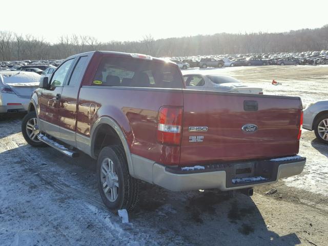 1FTPX12VX7KD43454 - 2007 FORD F150 MAROON photo 3