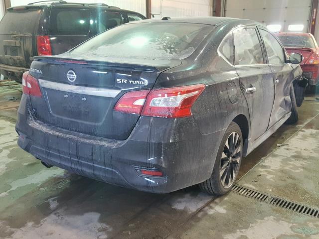 3N1CB7AP3HY353249 - 2017 NISSAN SENTRA SR BLACK photo 4