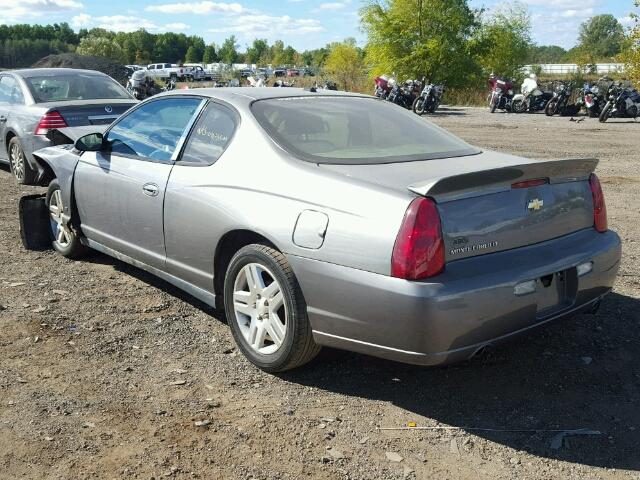 2G1WK151369329973 - 2006 CHEVROLET MONTE CARL GRAY photo 3