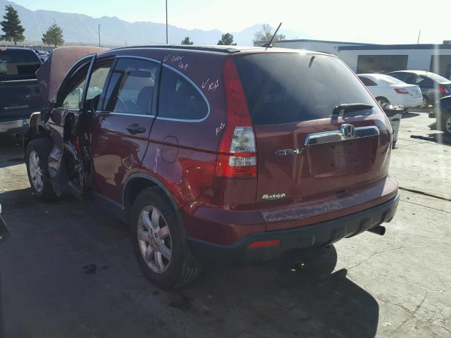 JHLRE48597C059043 - 2007 HONDA CR-V EX MAROON photo 3