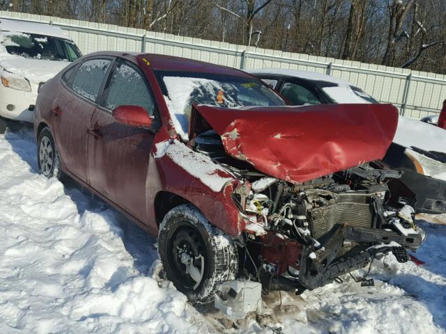 KMHDU46DX8U522402 - 2008 HYUNDAI ELANTRA GL MAROON photo 1