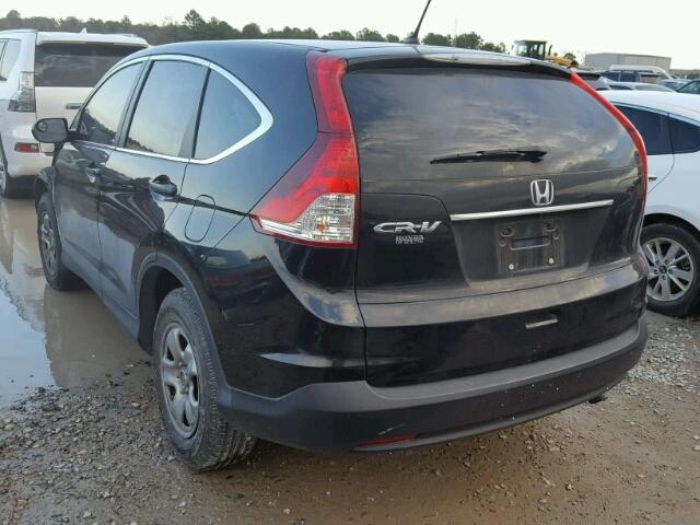 3CZRM3H35DG701172 - 2013 HONDA CR-V LX BLACK photo 3