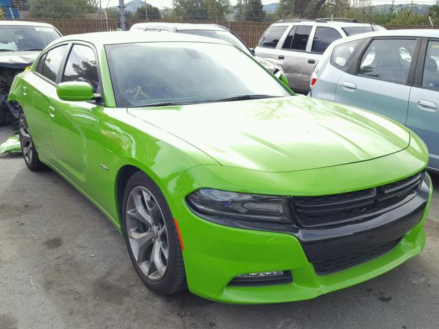 2C3CDXCT2HH551686 - 2017 DODGE CHARGER R/ GREEN photo 1