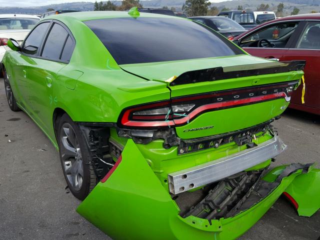 2C3CDXCT2HH551686 - 2017 DODGE CHARGER R/ GREEN photo 3