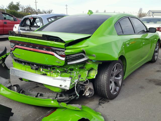 2C3CDXCT2HH551686 - 2017 DODGE CHARGER R/ GREEN photo 4