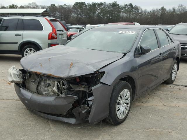 4T4BF1FK4DR287428 - 2013 TOYOTA CAMRY L GRAY photo 2