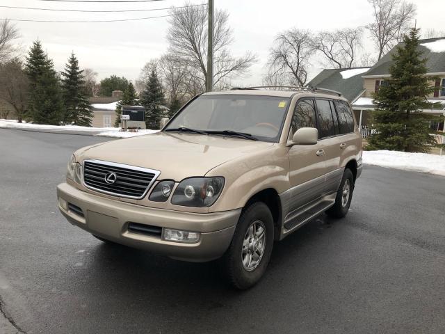 JTJHT00W313506305 - 2001 LEXUS LX 470 TAN photo 2