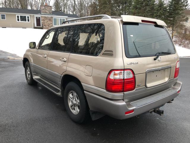 JTJHT00W313506305 - 2001 LEXUS LX 470 TAN photo 3