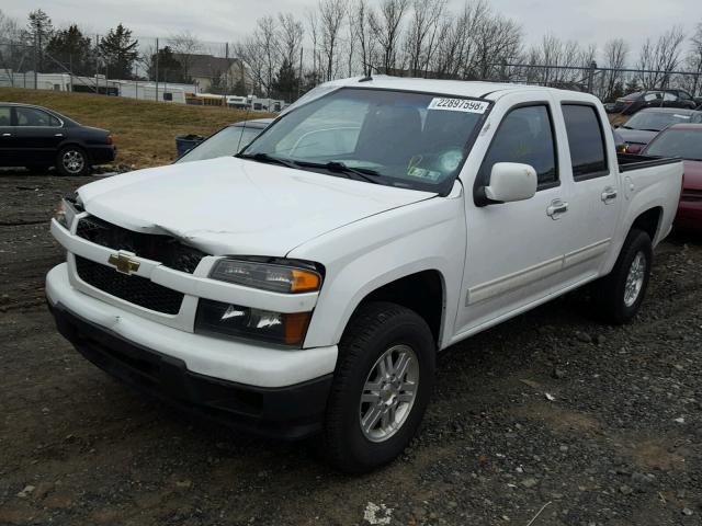 1GCHTCFE2C8118619 - 2012 CHEVROLET COLORADO L WHITE photo 2