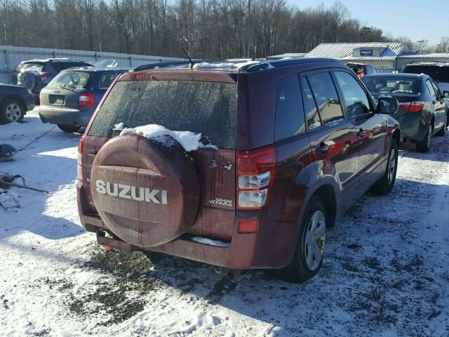 JS3TE944884101311 - 2008 SUZUKI GRAND VITA RED photo 4