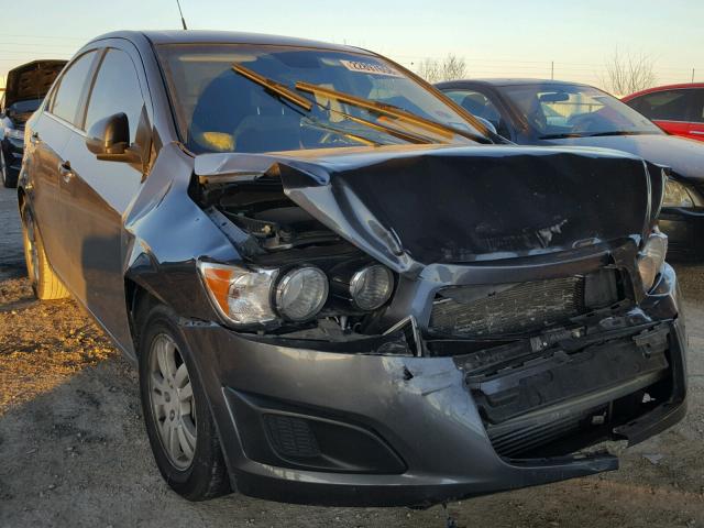 1G1JC5SB0D4178814 - 2013 CHEVROLET SONIC LT GRAY photo 1