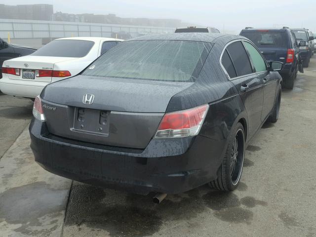 JHMCP26358C073539 - 2008 HONDA ACCORD LX BLACK photo 4