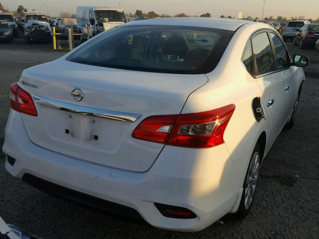 3N1AB7AP7GY247473 - 2016 NISSAN SENTRA S WHITE photo 4