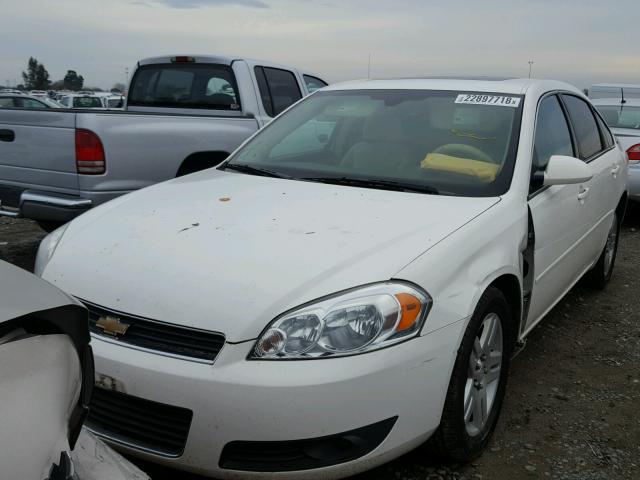 2G1WC581569321213 - 2006 CHEVROLET IMPALA LT WHITE photo 2