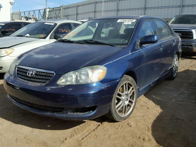 1NXBR32E45Z461576 - 2005 TOYOTA COROLLA CE BLUE photo 2