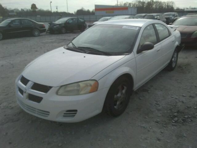 1B3EL46X16N162127 - 2006 DODGE STRATUS SX WHITE photo 2