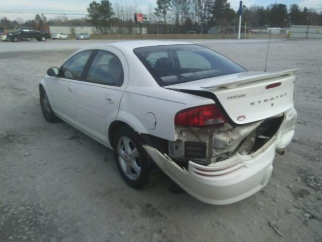 1B3EL46X16N162127 - 2006 DODGE STRATUS SX WHITE photo 3