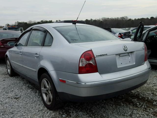 WVWRH63B94P102555 - 2004 VOLKSWAGEN PASSAT GLX SILVER photo 3