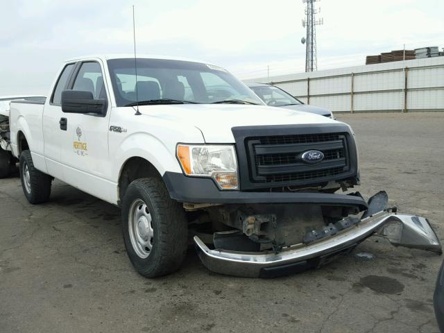 1FTFX1EF5DKF05695 - 2013 FORD F150 SUPER WHITE photo 1