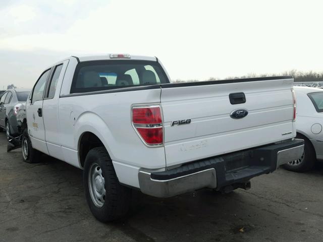 1FTFX1EF5DKF05695 - 2013 FORD F150 SUPER WHITE photo 3